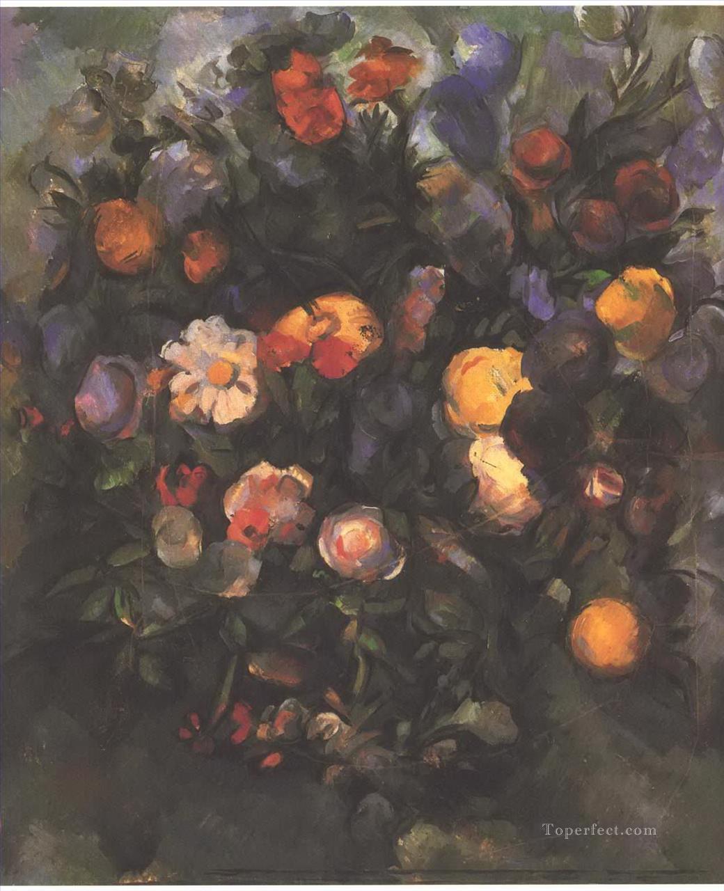 Vase of Flowers Paul Cezanne Oil Paintings